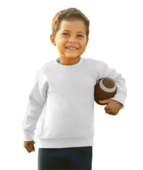 3317 Rabbit Skins Toddler/Juvenile Crew Neck Sweatshirt White