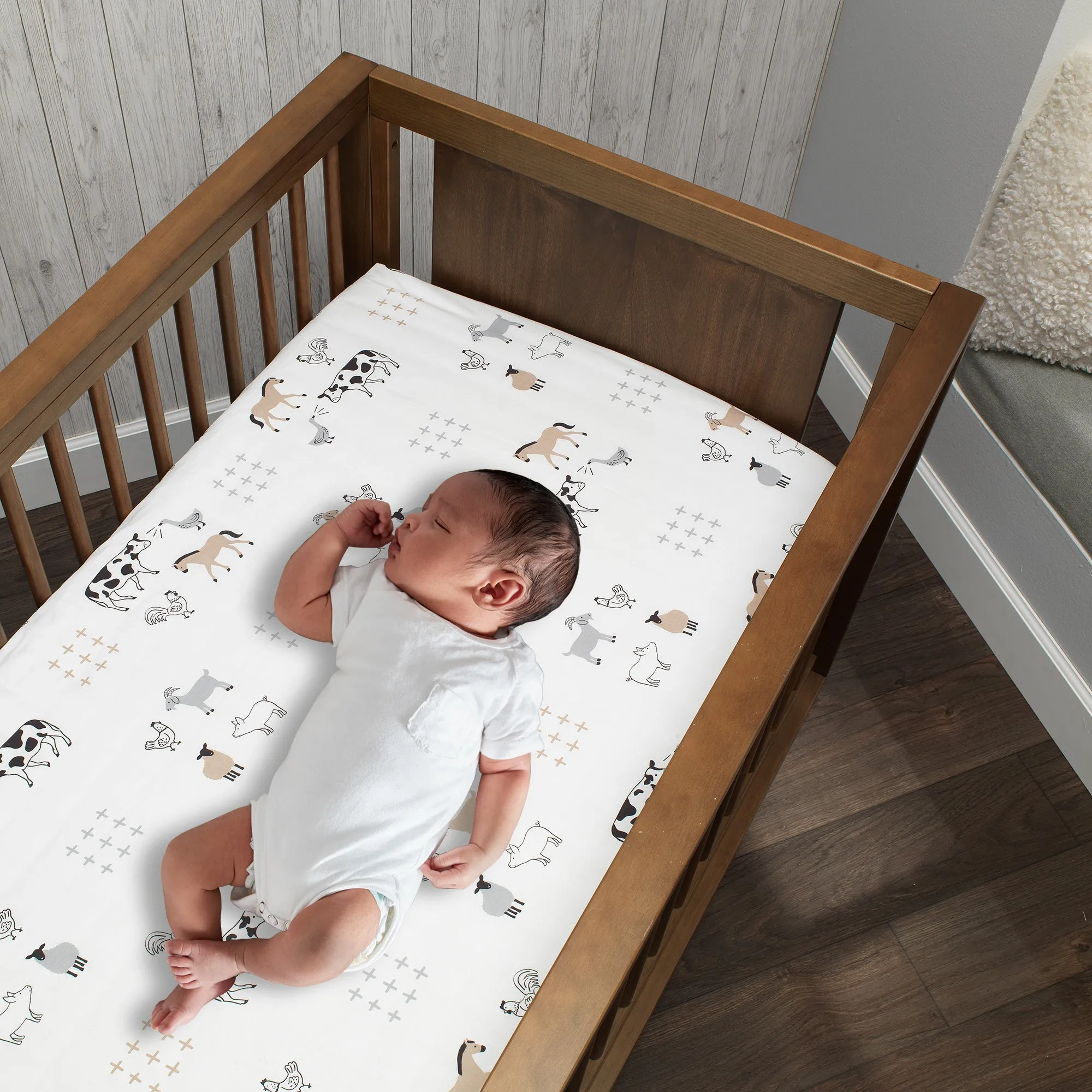 Baby Farm 5-Piece Crib Bedding Set