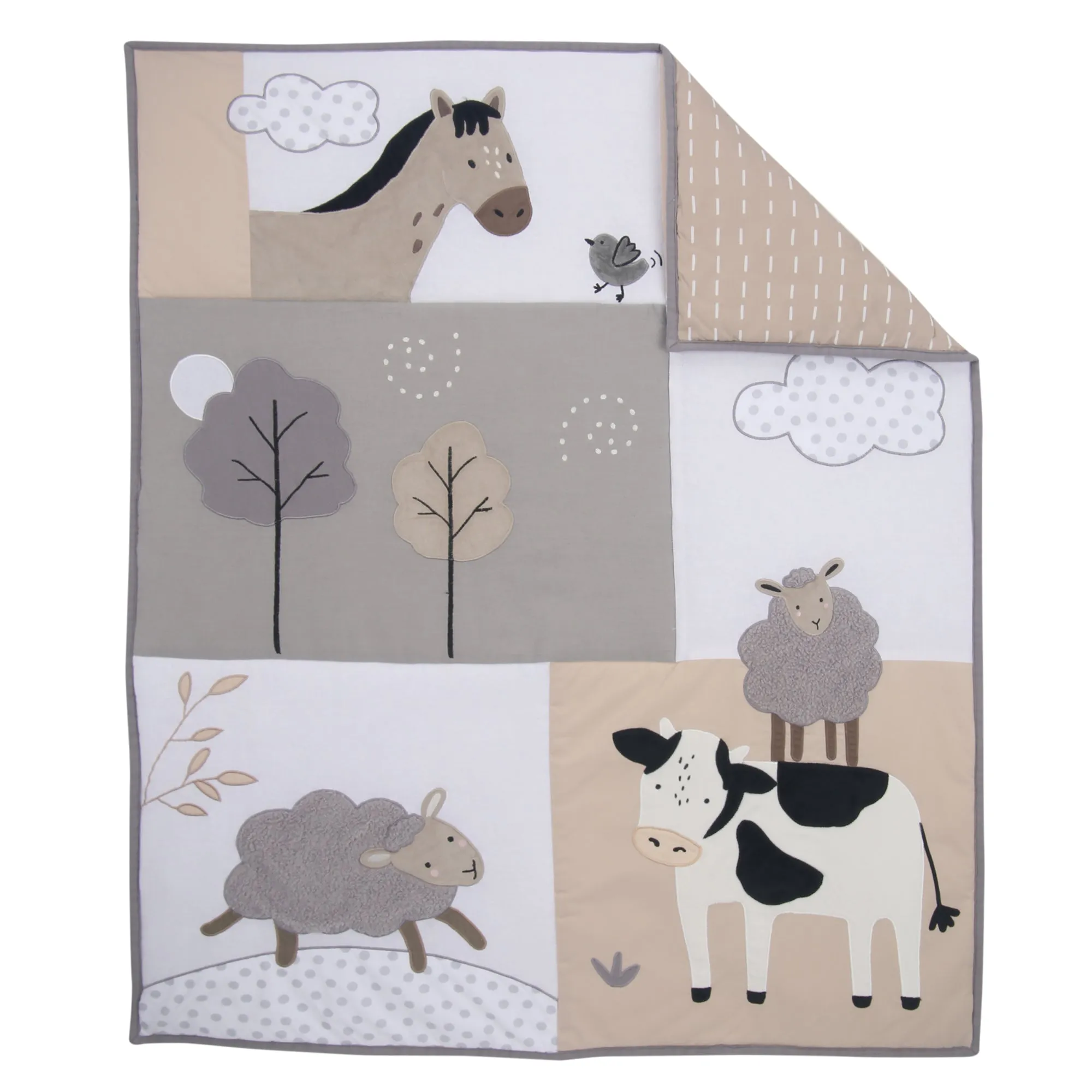 Baby Farm 5-Piece Crib Bedding Set