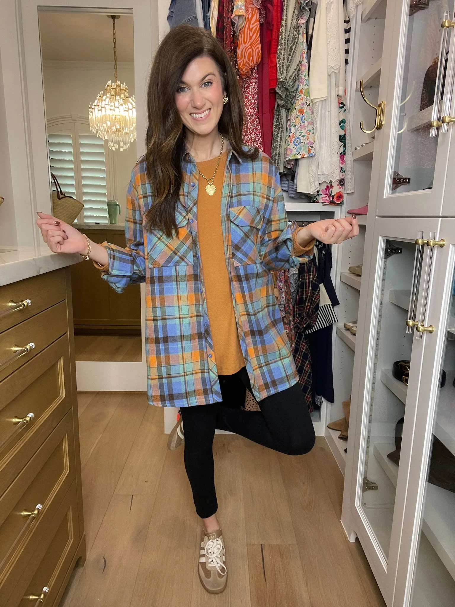 *BELLES & DOORBUSTER* Cabin Cuddle Brushed Tunic in Camel *FINAL SALE*