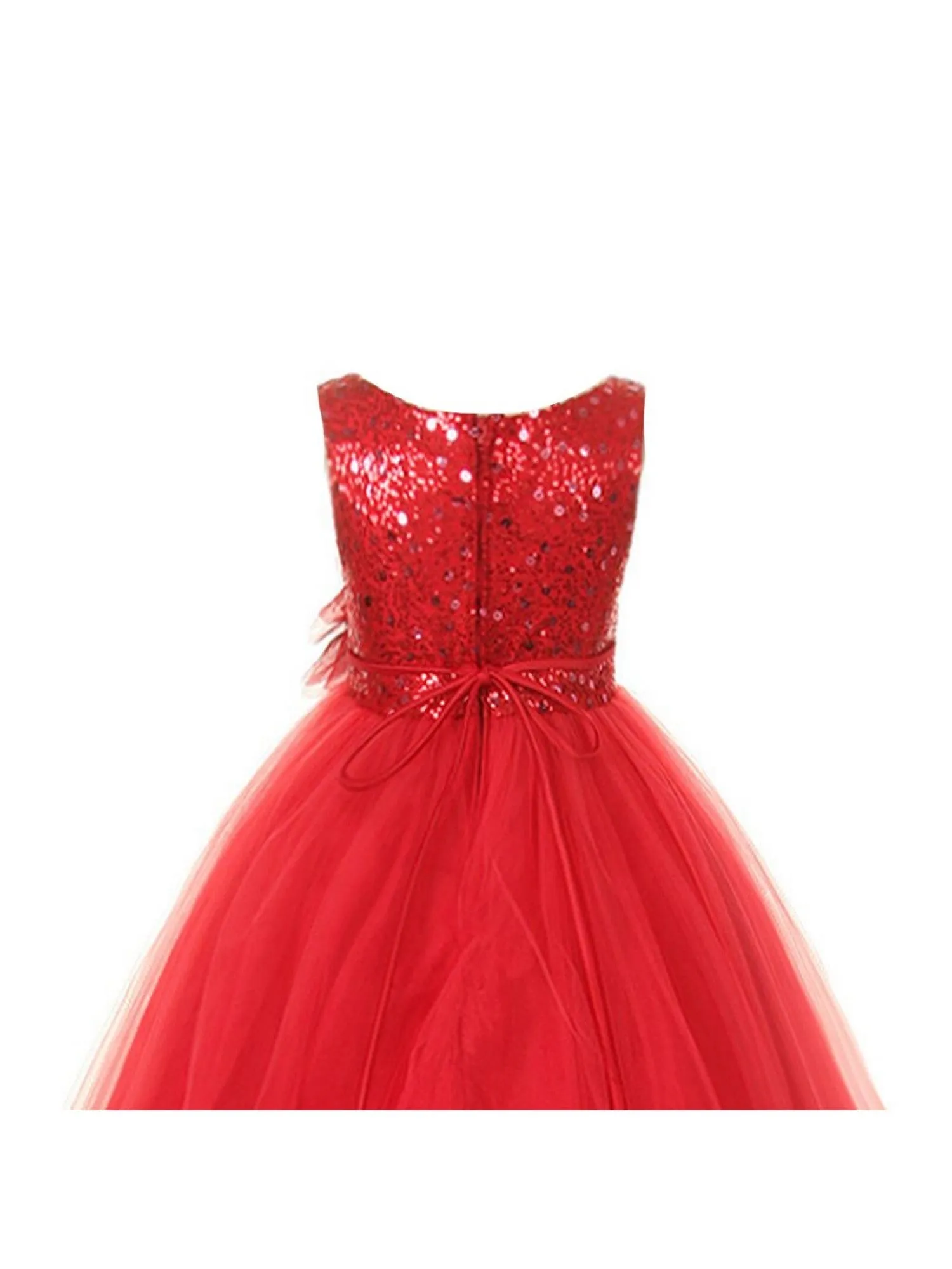 Big Girls Sequin Tulle Plus Size Party Dress 16.5-20.5