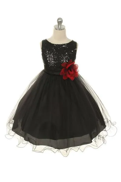 Big Girls Sequin Tulle Plus Size Party Dress 16.5-20.5