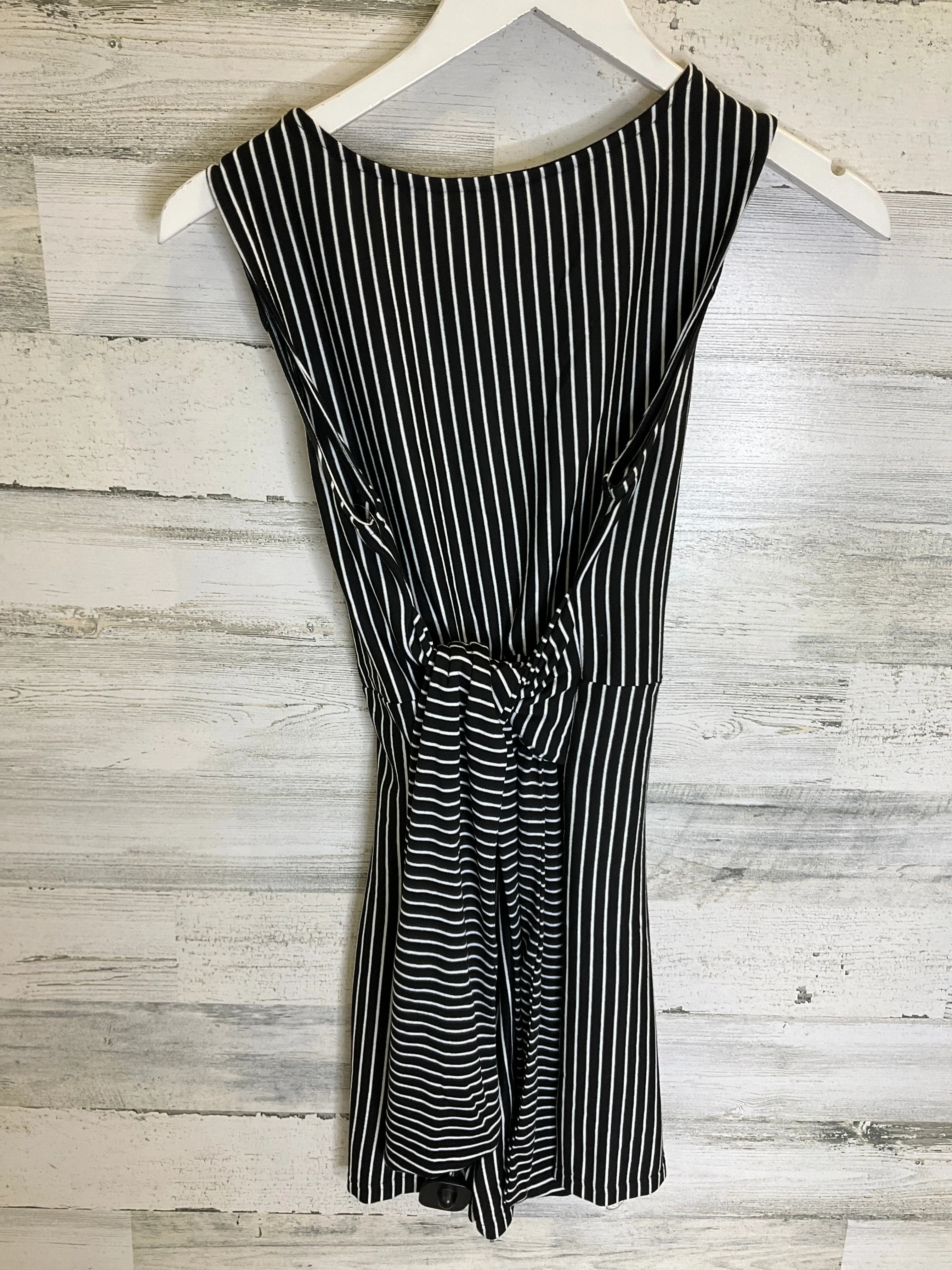 Black & White Romper Tickled Teal, Size M