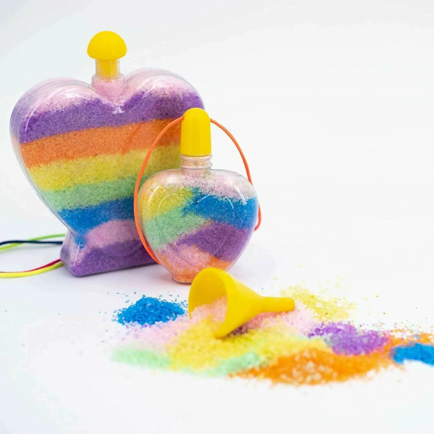 Childrens Glow in the Dark Bottle Sand Activity Kit