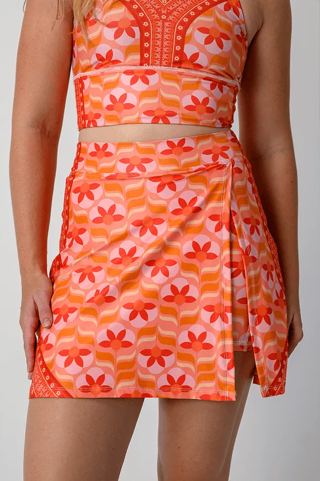 Court Skort in Peach Out