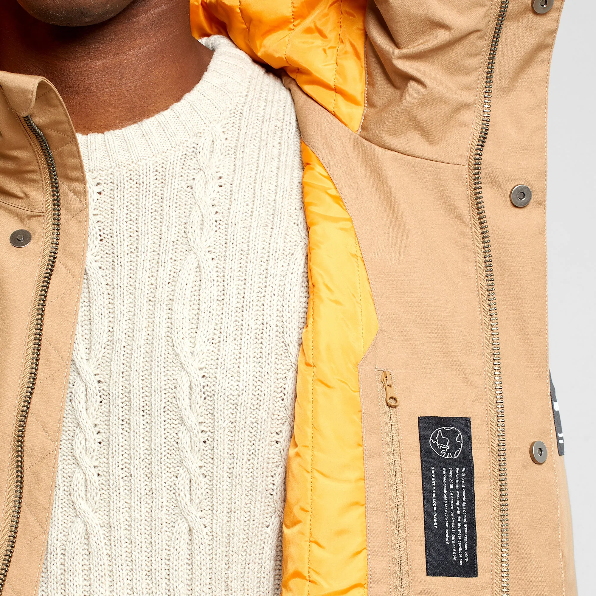 Dedicated Parka Jacket Stavanger Tiger Brown