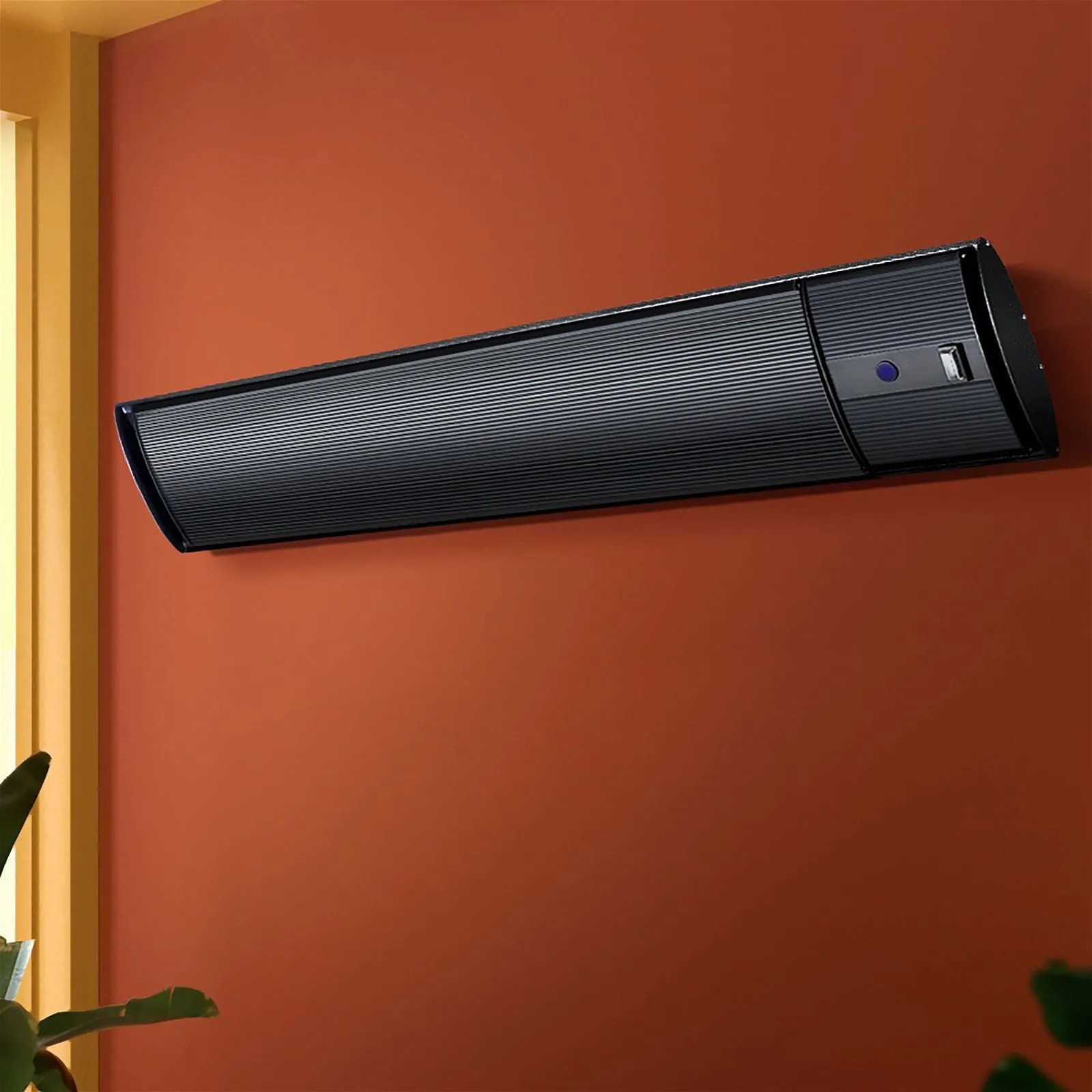 Electric Infrared Radiant Strip Heater Panel Heat Remote Control 2400W