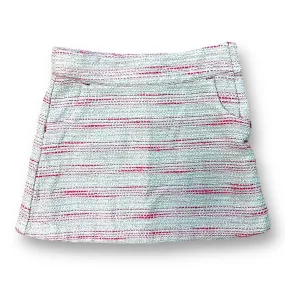 Girls Janie and Jack Size 4 Pink & Silver Elastic Waist Skirt