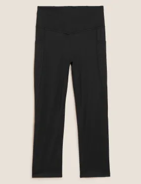Go Train High Waisted Cropped Gym Leggings