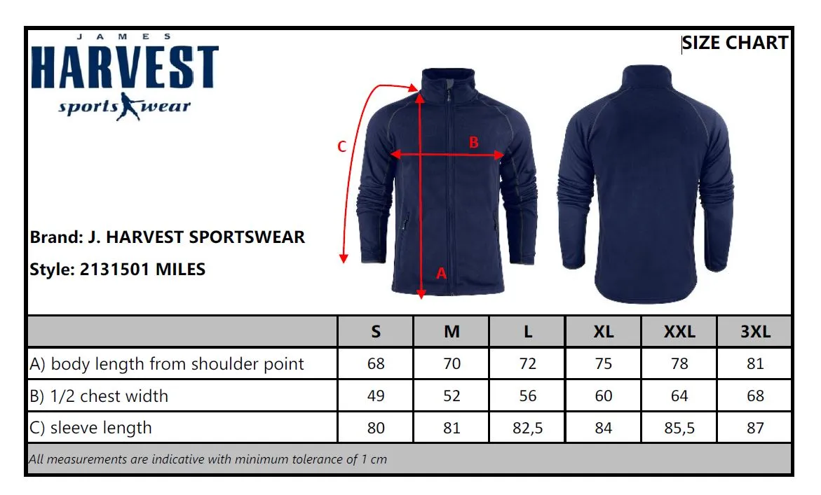 James Harvest Miles Men's Fleece Jacket | Waffle Knit | Smooth Fleece | 3 Colours | S-3XL
