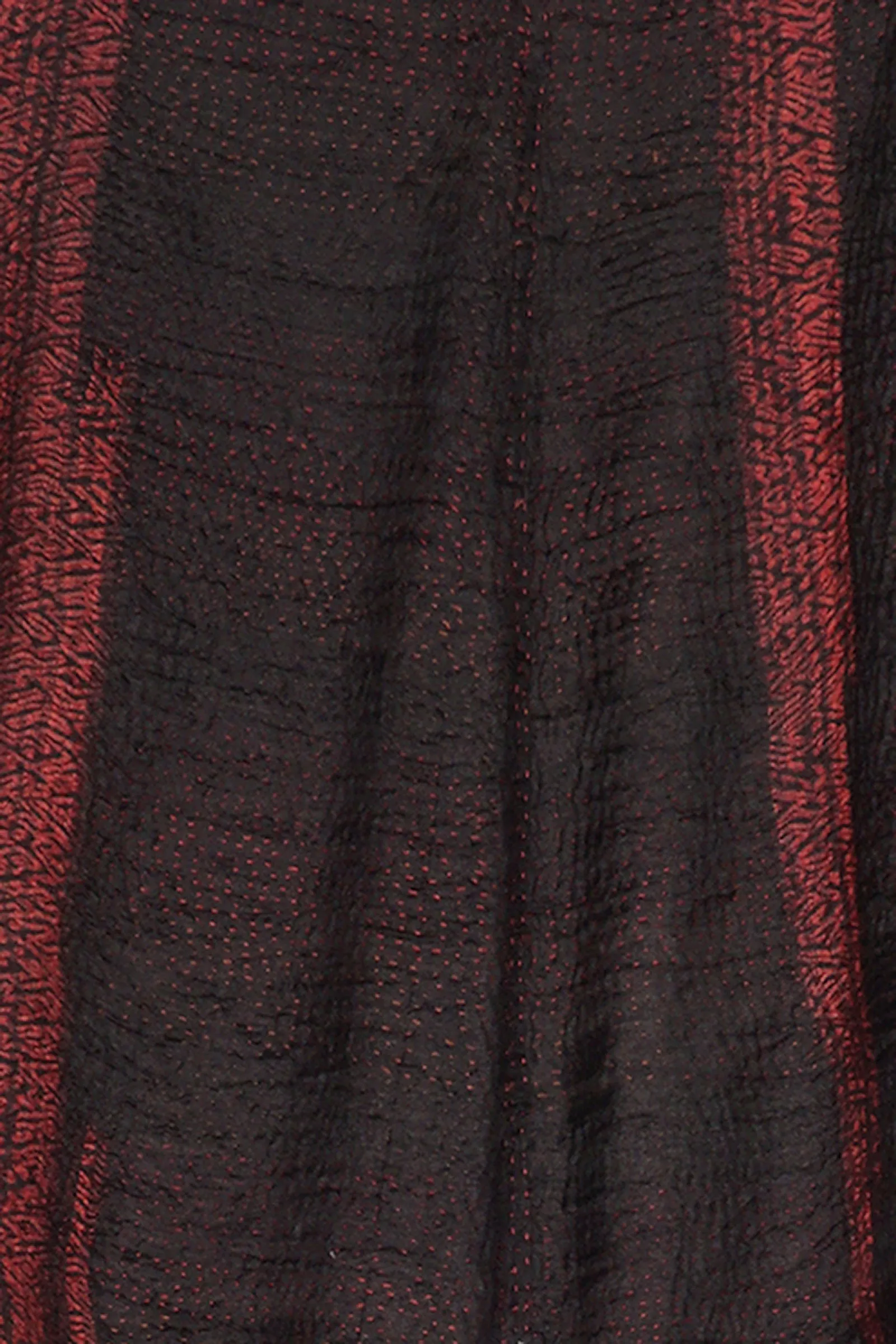 KIMONO PRINT KANTHA CIRCULAR LONG JKT