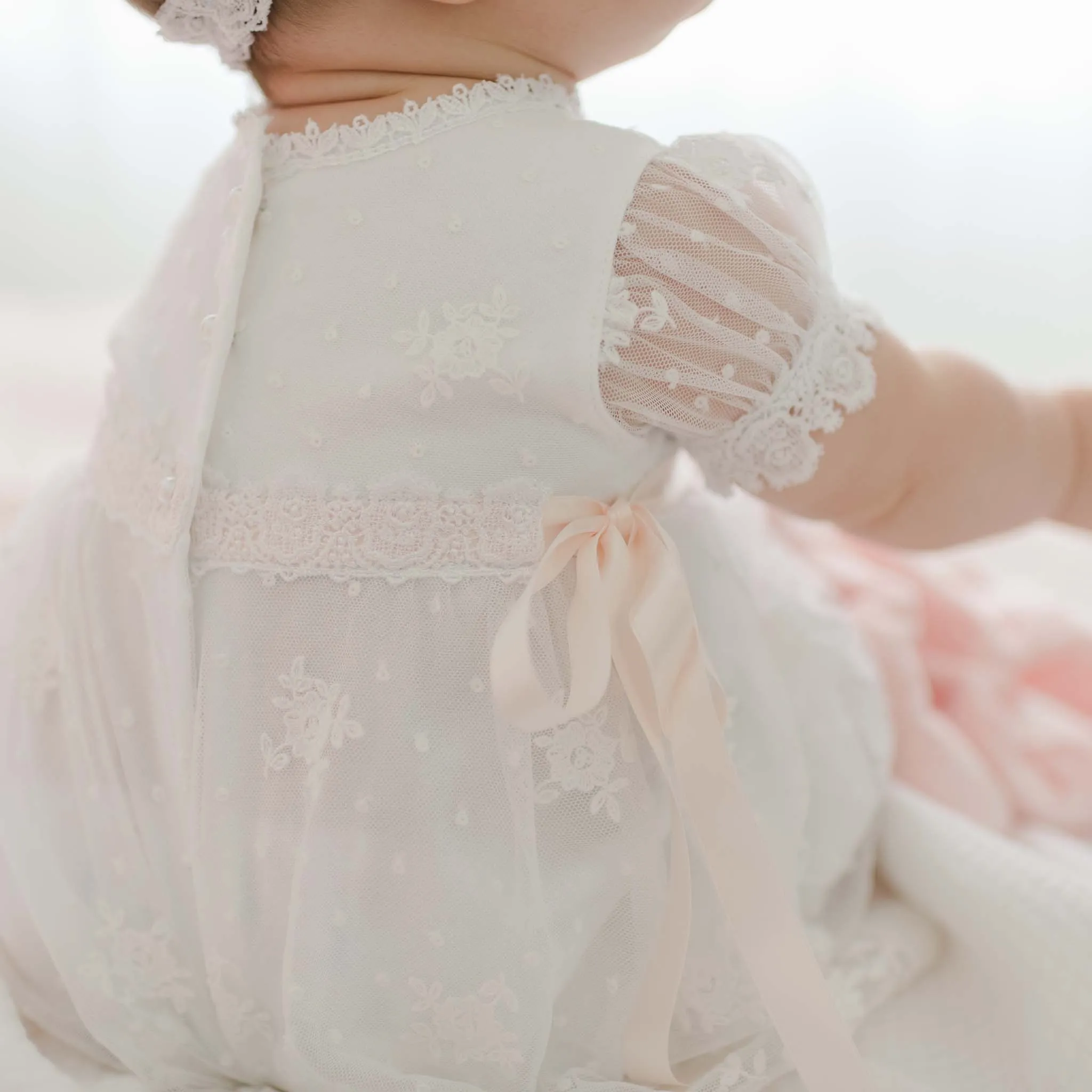 Melissa Christening Romper Dress