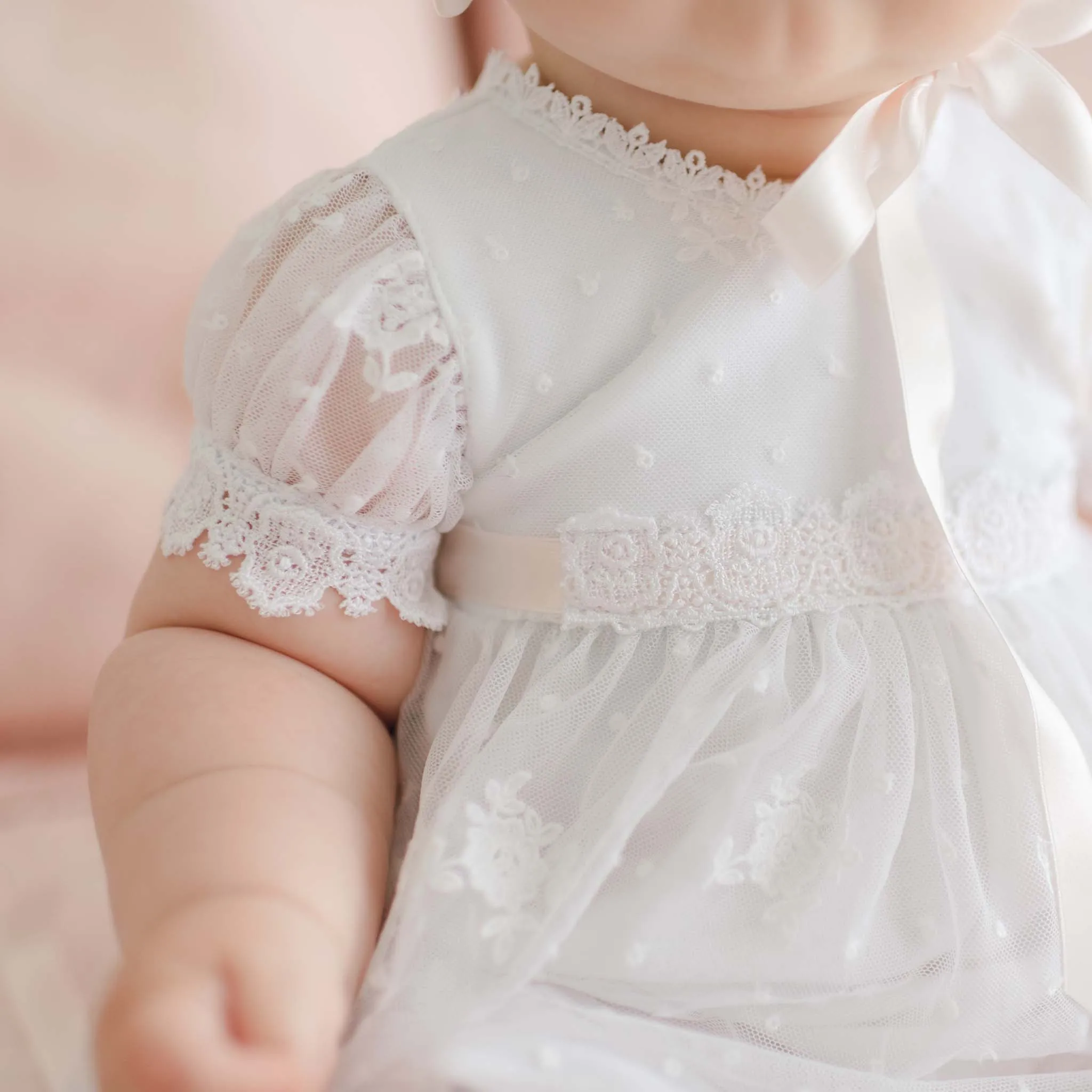 Melissa Christening Romper Dress
