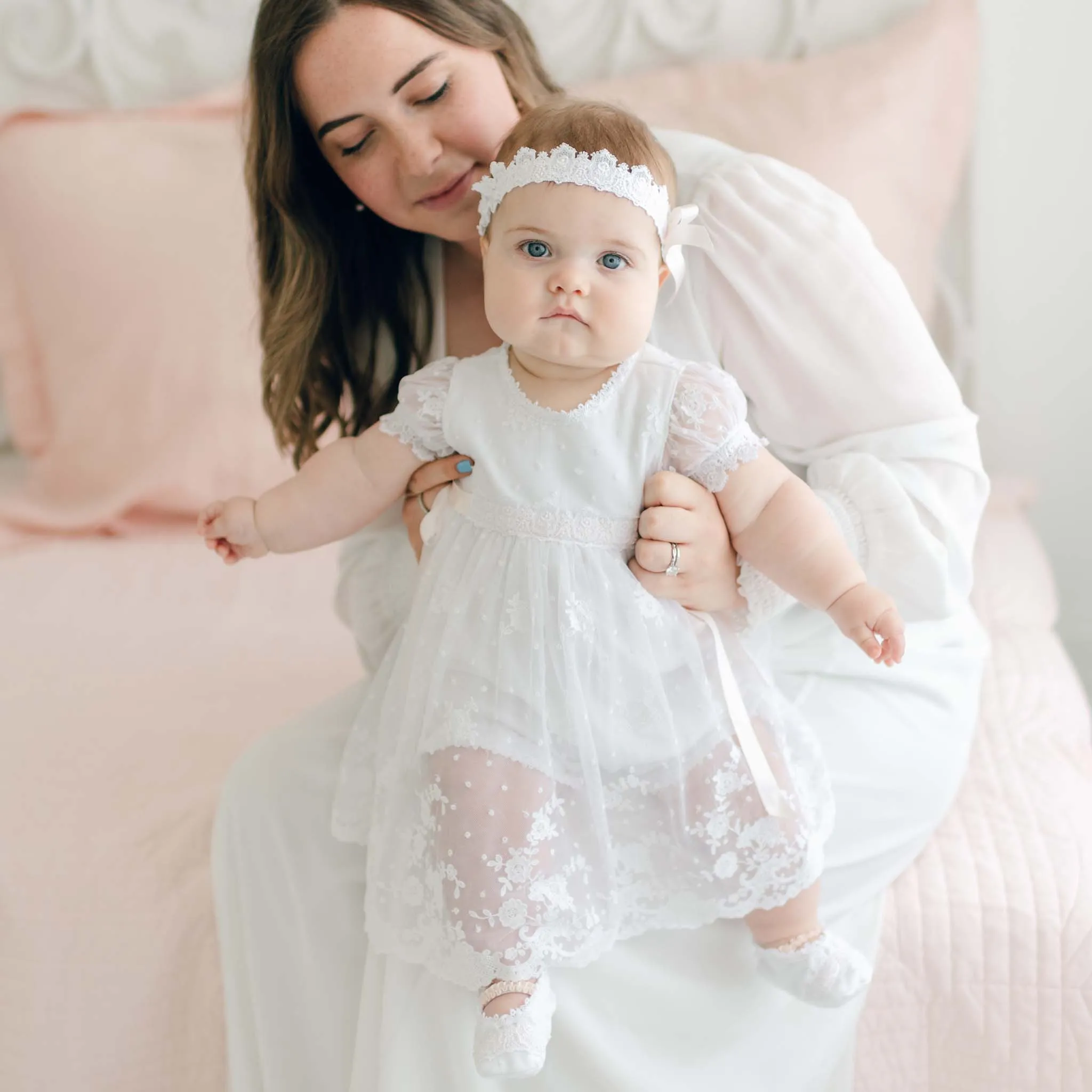 Melissa Christening Romper Dress