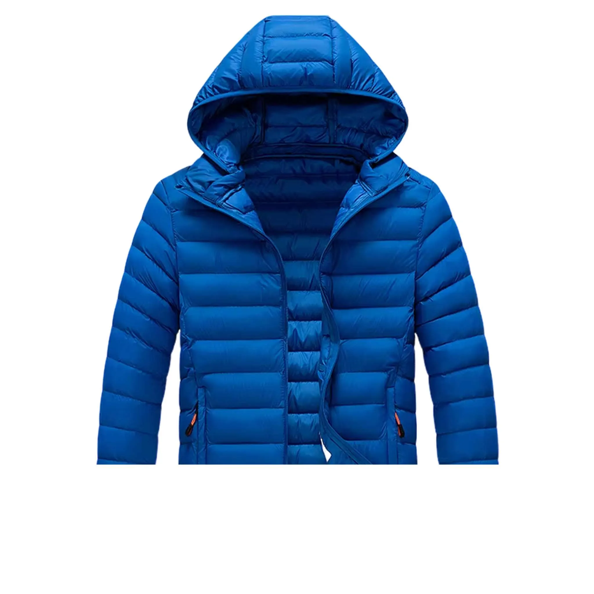 Men's Insulated Winter Parka with Detachable Hood