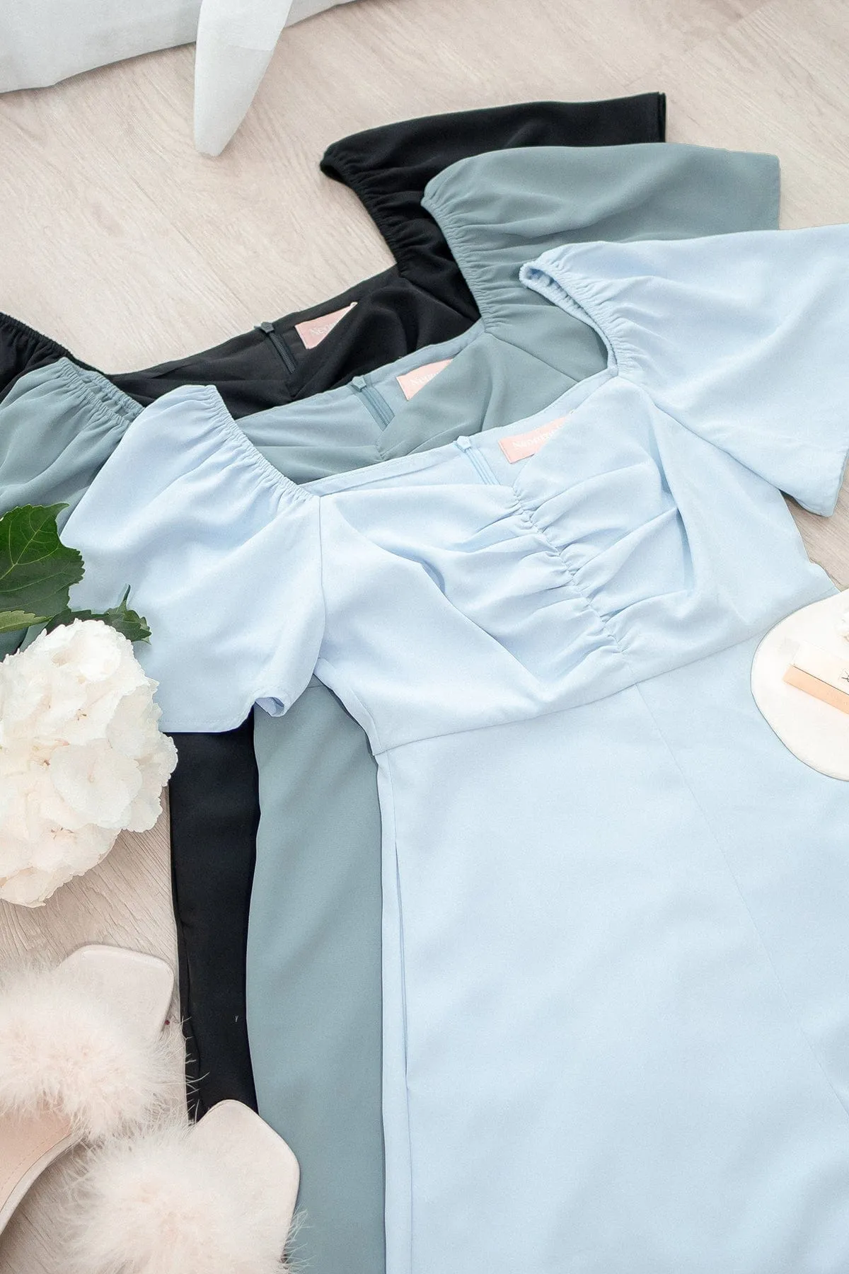 MEREDITH RUCHED ROMPER V2 IN TEAL