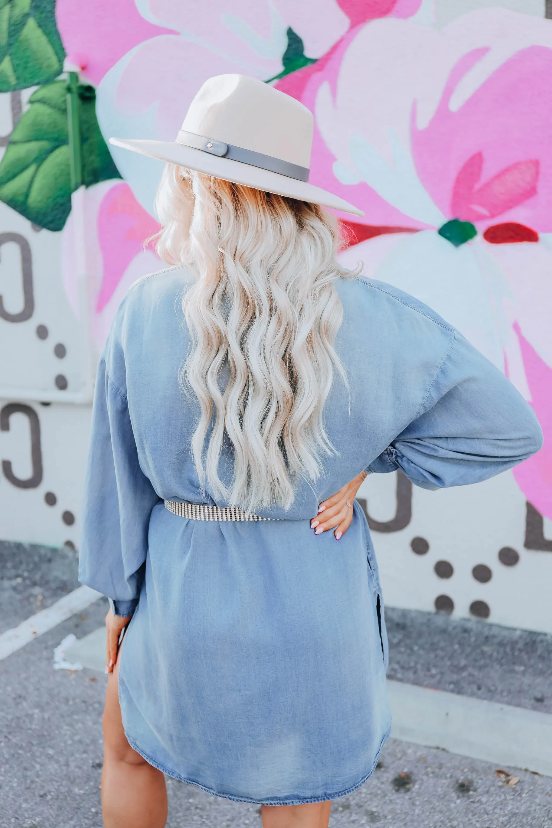 Natchez Chambray Shirt Dress