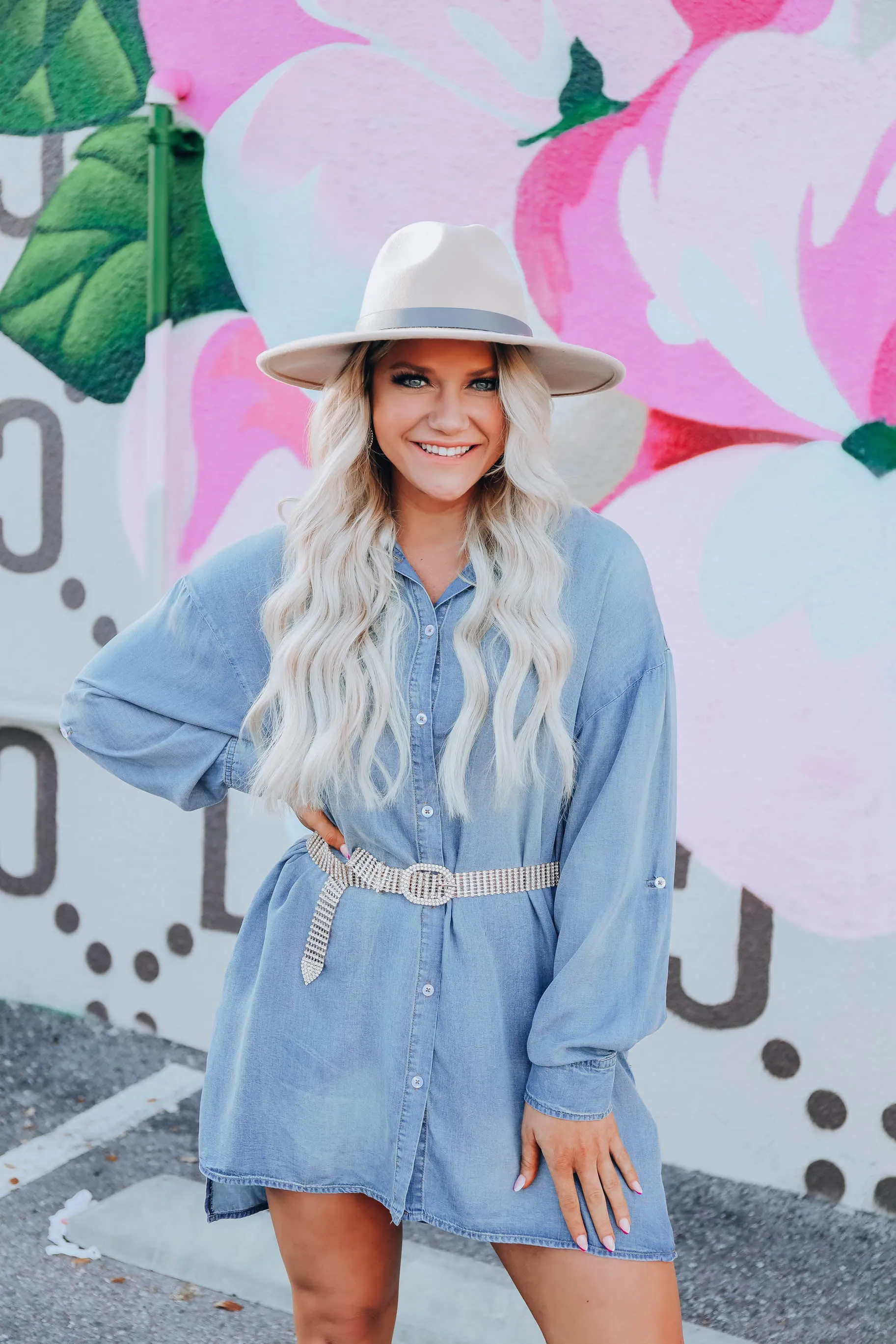Natchez Chambray Shirt Dress