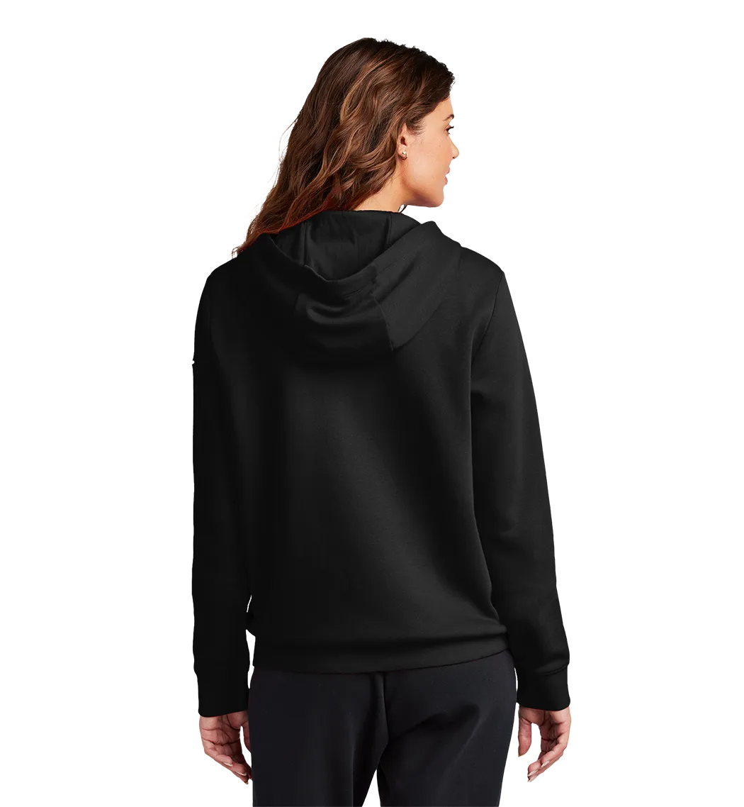 NIKE Custom Ladies Club Fleece Sleeve Swoosh Full-Zip Hoodie