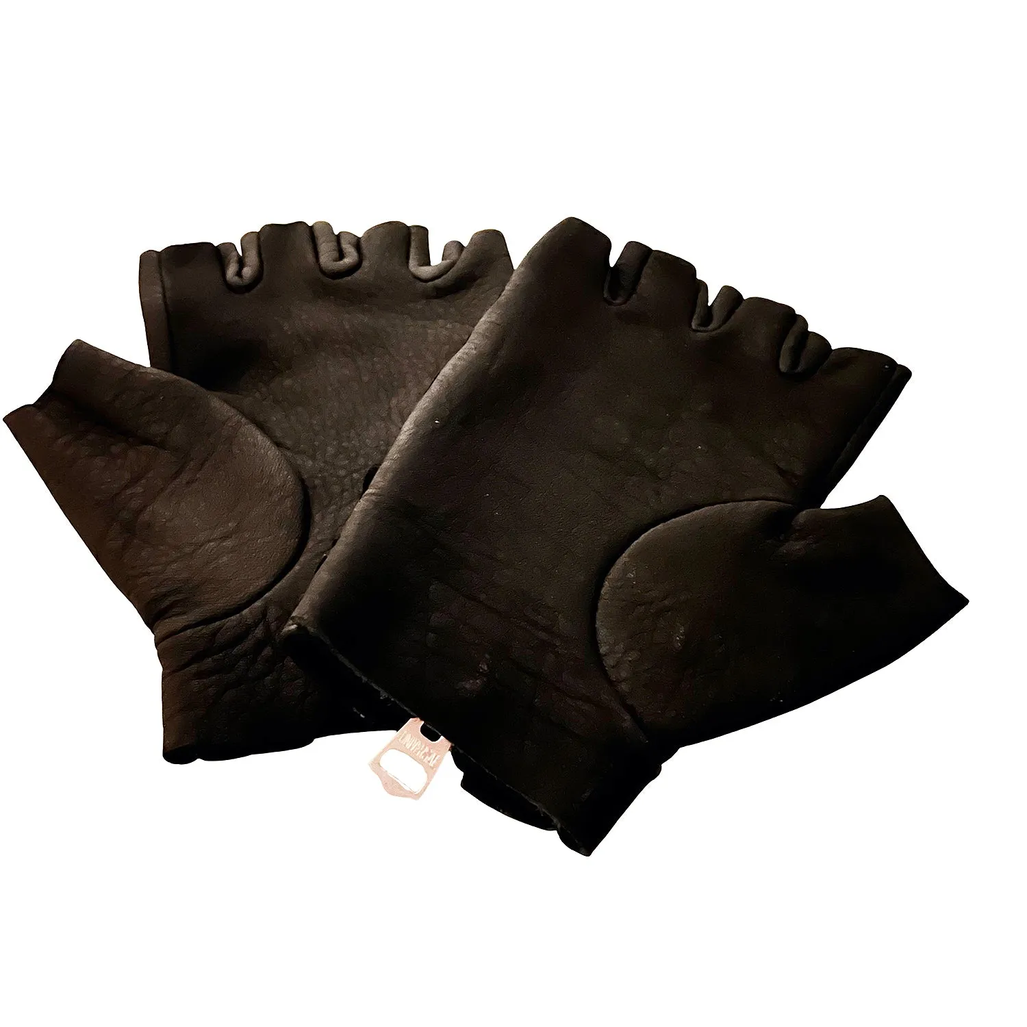OBELISK - "LARUKU" Fingerless Leather Gloves