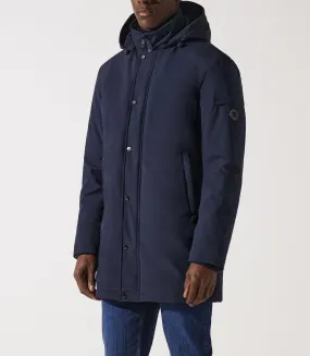Parka à capuche marine MIRKOBT