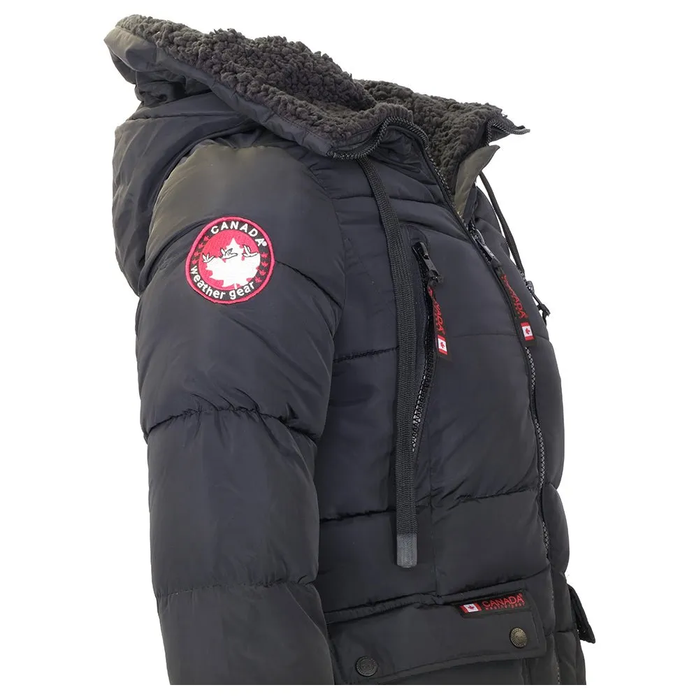 *PRE-OWNED* CANADA WEATHER GEAR HEAVYWEIGHT SHERPA LINED ANORAK PARKA