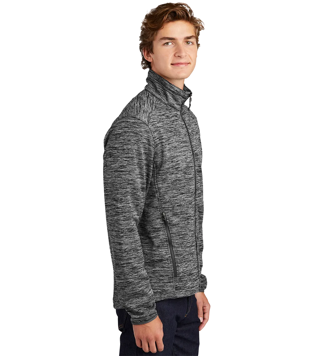 SPORT-TEK Custom Men's PosiCharge Electric Heather Soft Shell Jacket