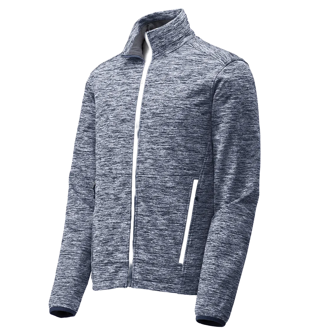 SPORT-TEK Custom Men's PosiCharge Electric Heather Soft Shell Jacket