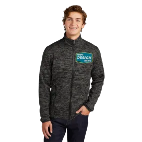 SPORT-TEK Custom Men's PosiCharge Electric Heather Soft Shell Jacket