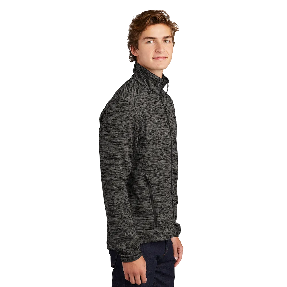 SPORT-TEK Custom Men's PosiCharge Electric Heather Soft Shell Jacket