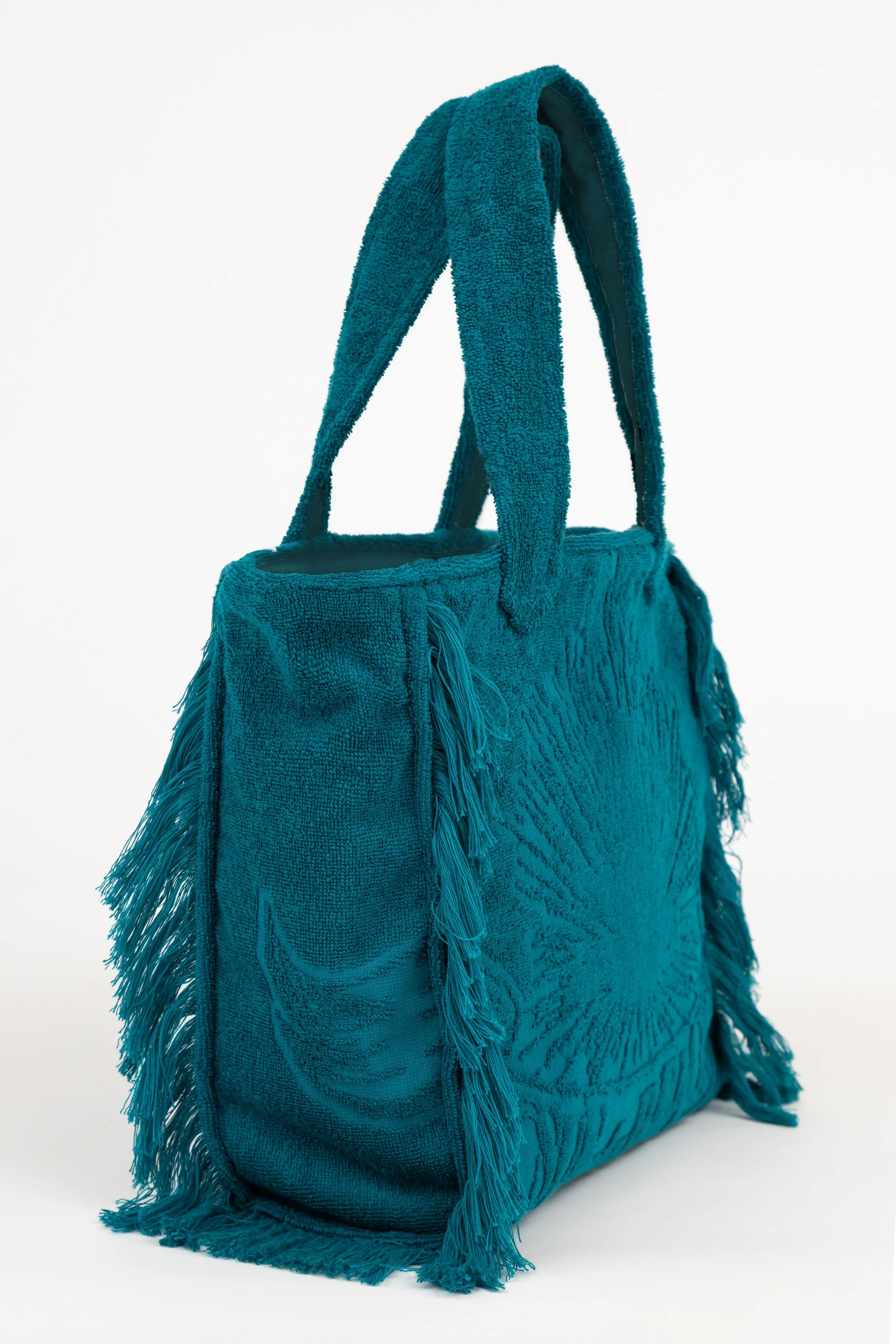 Teal | Mini Terry Tote Bag