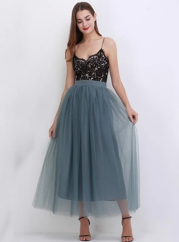 TULLE SKIRT BOUFFANT PUFFY FASHION SKIRT LONG TUTU SKIRTS
