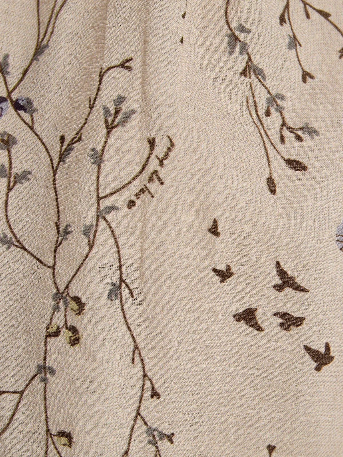 Tunic w. Floral Print - Kids - Moonlight/Purple