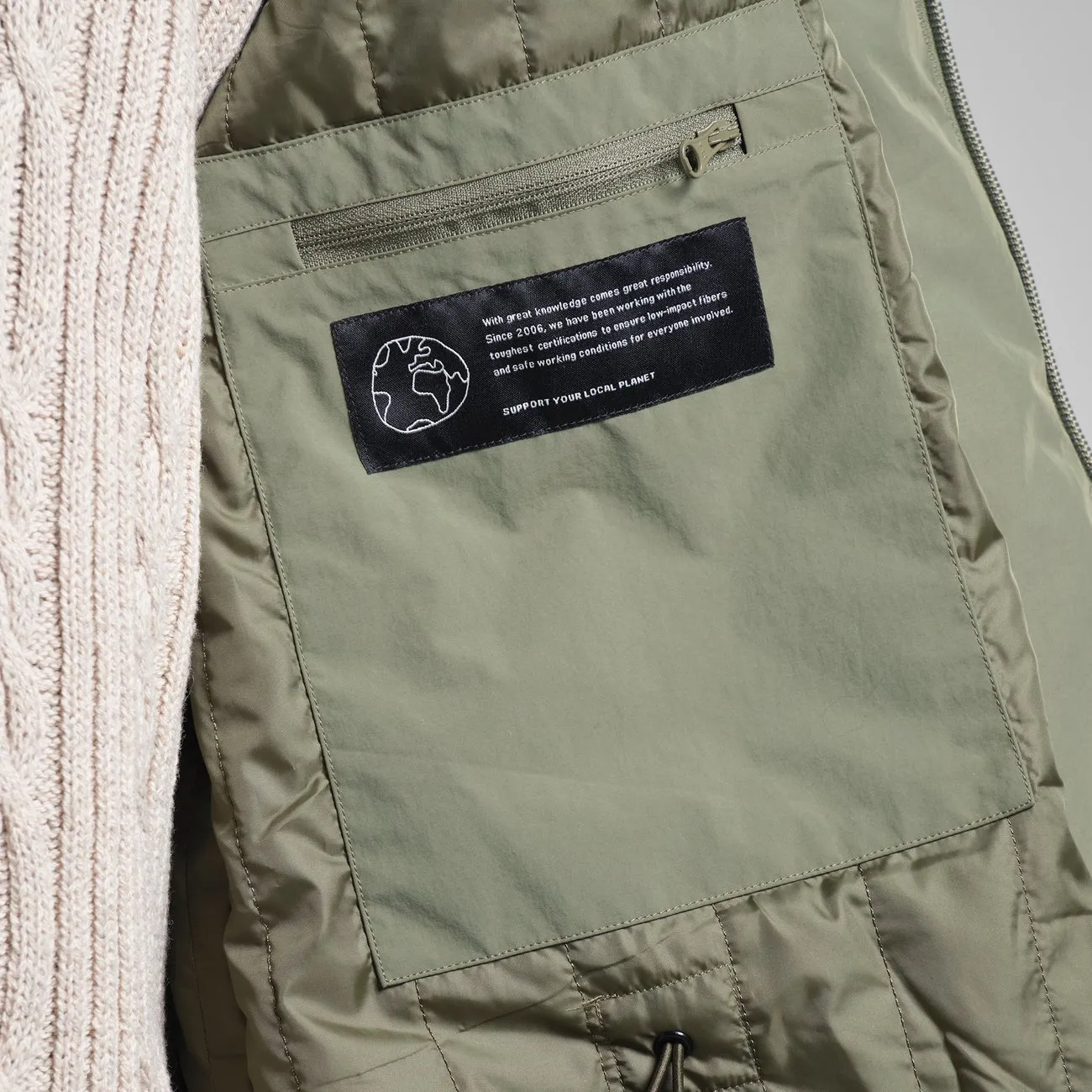 Unisex Parka Jacket Luvos Green Four Leaf Clover | DEDICATED