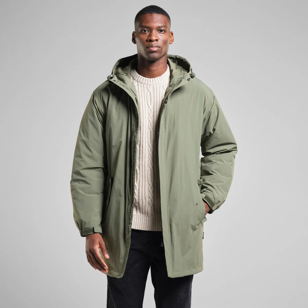 Unisex Parka Jacket Luvos Green Four Leaf Clover | DEDICATED